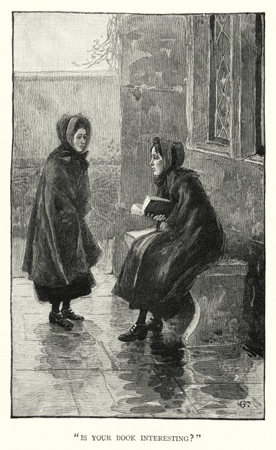 Ilustrace pro Jane Eyre od Charlotte Bronte (rytina) od Edmund Henry Garrett