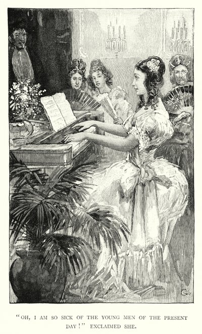 Ilustrace pro Jane Eyre od Charlotte Bronte (rytina) od Edmund Henry Garrett