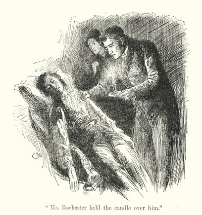 Ilustrace pro Jane Eyre od Charlotte Bronte (litho) od Edmund Henry Garrett