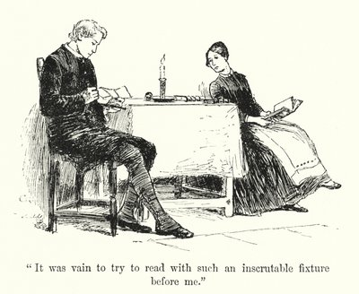 Ilustrace pro Jane Eyre od Charlotte Bronte (litho) od Edmund Henry Garrett