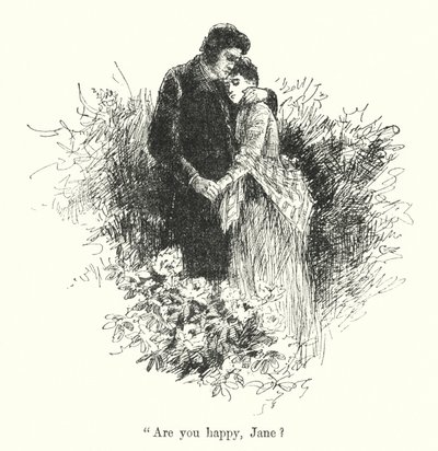 Ilustrace pro Jane Eyre od Charlotte Bronte (litho) od Edmund Henry Garrett