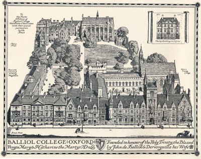 Balliol College, Oxford, 1905 od Edmund Hort New