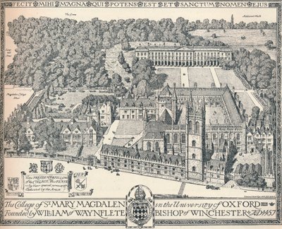 Magdalen College, Oxford, 1905 od Edmund Hort New