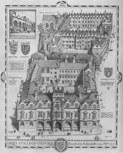 Oriel College, Oxford, 1919 od Edmund Hort New