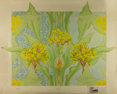 Indian Shot Lily, c.1895 (kvaš na papíře) od Edmund Hunter