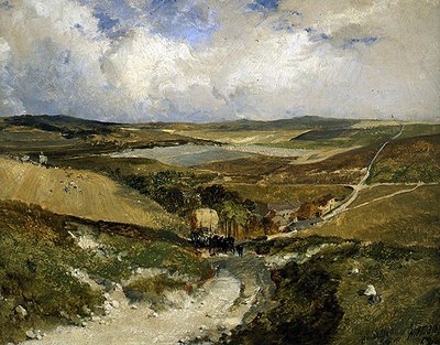 Hoving Dean, Sussex Downs od Edmund John Niemann