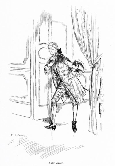 Ilustrace k Sheridanově Škole skandálu (rytina) od Edmund Joseph (after) Sullivan