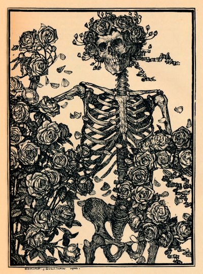 Ilustrace k Rubaiyat of Omar Khayyam, 1900 od Edmund Joseph Sullivan