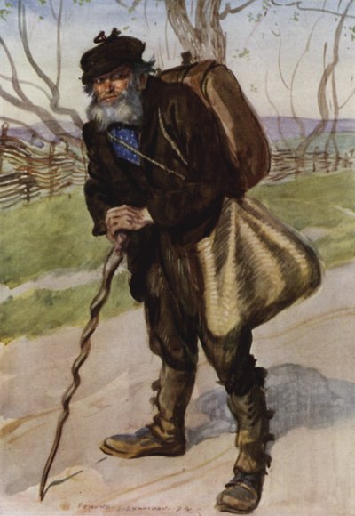 Jednou jsem ho viděl stát uprostřed prašné cesty od Edmund Joseph Sullivan