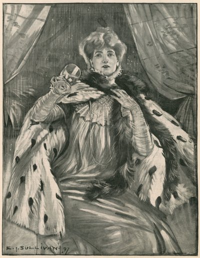 Sarah Bernhardtová od Edmund Joseph Sullivan