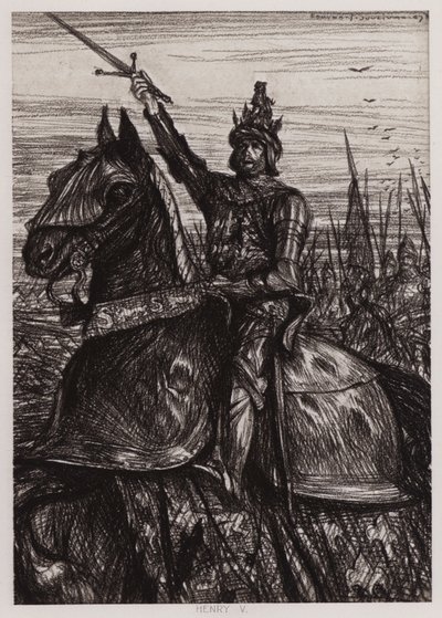 Život krále Jindřicha V. (litho) od Edmund Joseph Sullivan