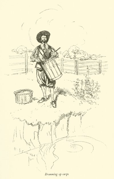 Bubnování kaprů od Edmund Joseph after Sullivan