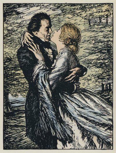 Ilustrace pro Tennysons Maud od Edmund Joseph after Sullivan