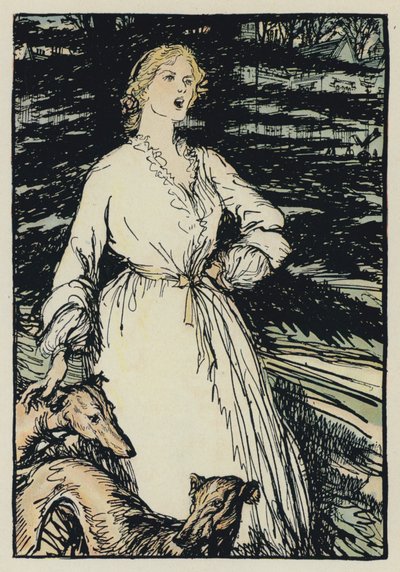 Ilustrace pro Tennysons Maud od Edmund Joseph after Sullivan