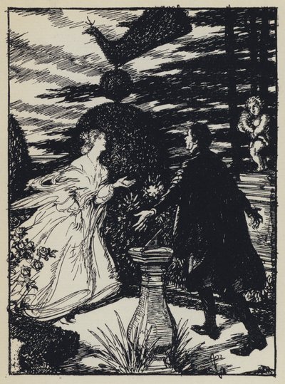 Ilustrace pro Tennysons Maud od Edmund Joseph after Sullivan