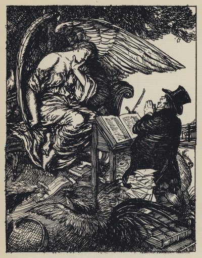Ilustrace pro Tennysons Maud od Edmund Joseph after Sullivan