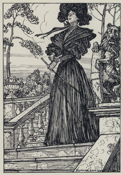 Tennyson, ilustrace pro Sen o spravedlivých ženách a jiné básně od Edmund Joseph after Sullivan