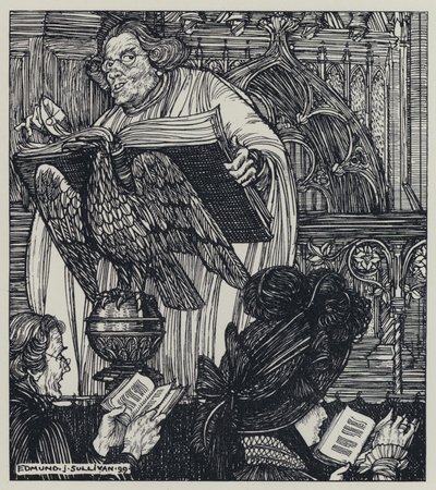 Tennyson, ilustrace pro Sen o spravedlivých ženách a jiné básně od Edmund Joseph after Sullivan