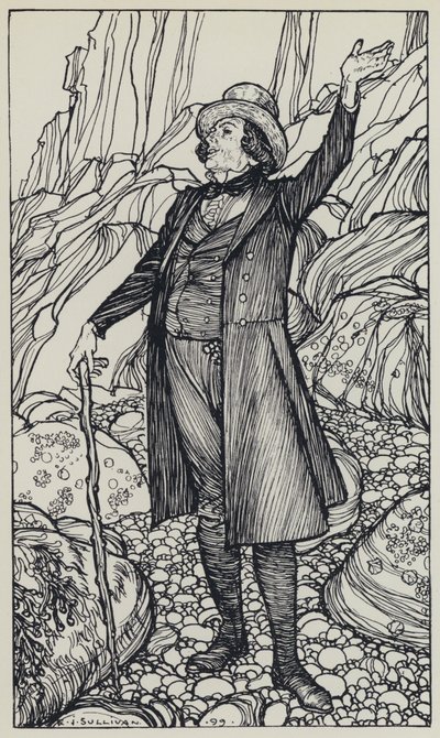 Tennyson, ilustrace pro Sen o spravedlivých ženách a jiné básně od Edmund Joseph after Sullivan