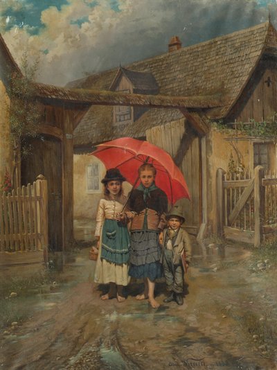Německy: Zur Schule Do školy od Edmund Krenn