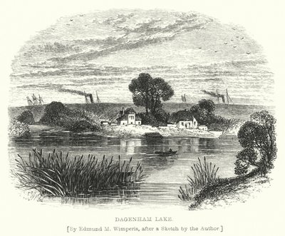 Dagenham Lake (rytina) od Edmund Morison (after) Wimperis
