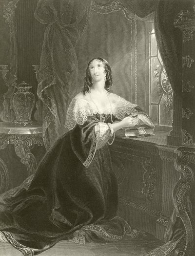 Louise, vévodkyně z La Valliere od Edmund Thomas Parris