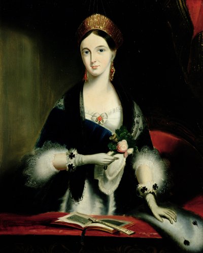 Královna Viktorie v divadle Drury Lane od Edmund Thomas Parris