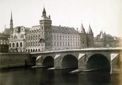 Conciergerie a Pont au Change, asi 1854 (foto) od Edouard Denis Baldus