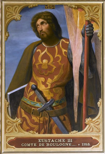 Eustace III, hrabě z Boulogne, 1844. od Édouard Alexandre Odier