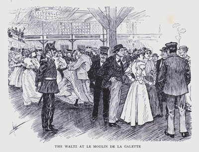 Böhmisches Paris: Der Walzer im Le Moulin de la Galette von Edouard Alfred (1875-1954) Cucuel