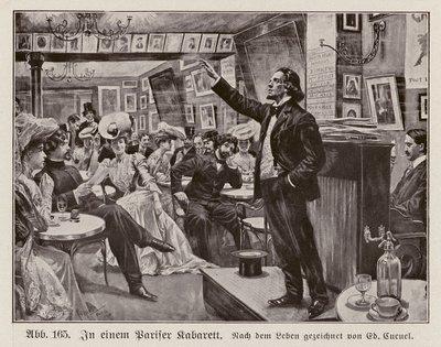 In einem Pariser Kabarett von Edouard Alfred (1875-1954) Cucuel