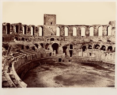Arles, amfiteátr od Édouard Baldus