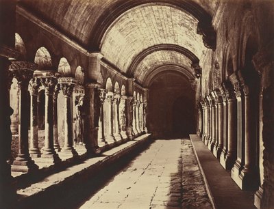 Arles. Křížová chodba Saint-Trophime od Édouard Baldus