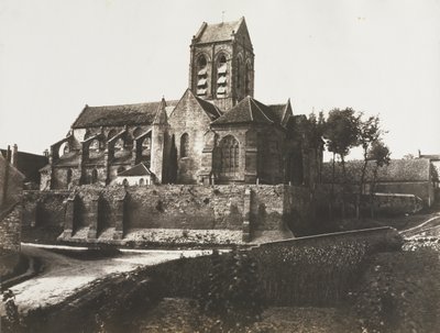 Kostel v Auvers od Édouard Baldus