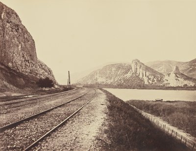 Vstup do průsmyku Donzère od Édouard Baldus