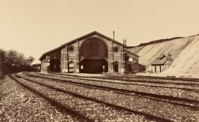 Stanice Longueau, 1855. od Édouard Baldus