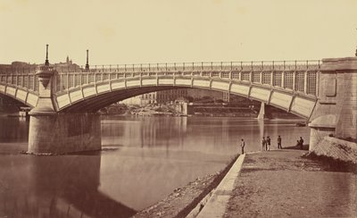 Lyon. Viadukt přes Rhônu od Édouard Baldus