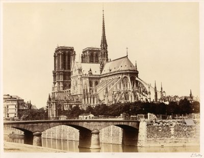 Notre-Dame (Apsida) od Édouard Baldus
