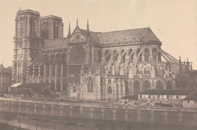 Notre Dame, Paříž od Édouard Baldus
