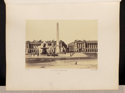 Place de la Concorde (č. 45) od Édouard Baldus