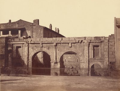 [Augustova brána, Nîmes] od Édouard Baldus