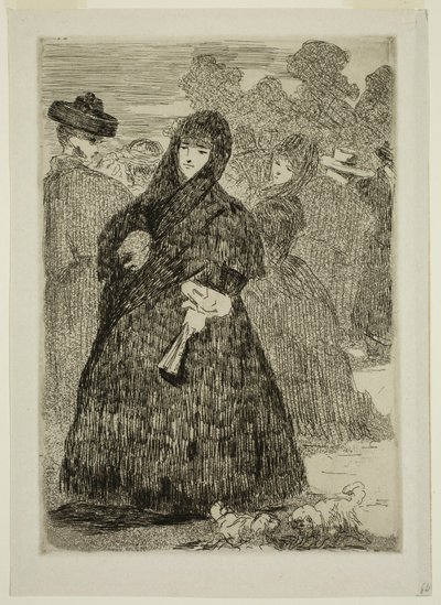V Pradu od Edouard and Bracquemond Felix Joseph Auguste Manet