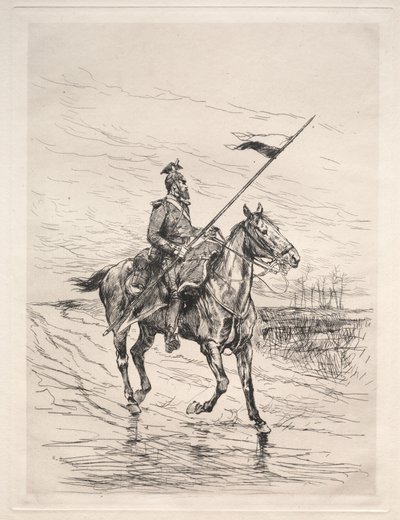 Uhlan od Edouard Detaille