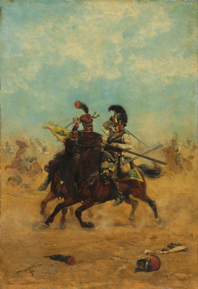 Boj o barvy od Edouard Detaille