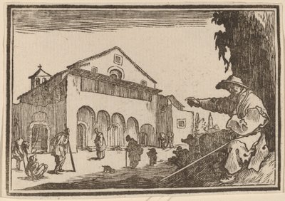 Chudobinec od Edouard Eckman after Jacques Callot