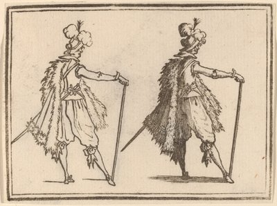 Gentleman s Cane od Edouard Eckman after Jacques Callot