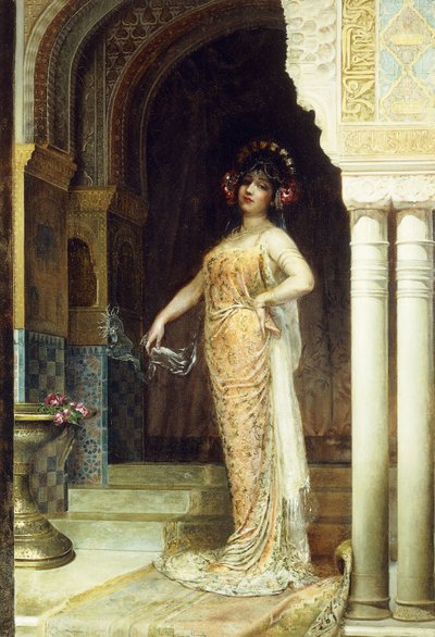 Odaliska; L"Odalisque, od Edouard Frederic Wilhelm Richter