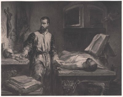 Andrew Vesalius od Edouard Jean Conrad (after) Hamman