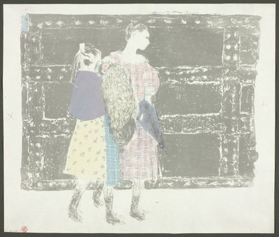 Na mostě Evropy, devátá deska z knihy Krajiny a interiéry od Édouard Jean Vuillard