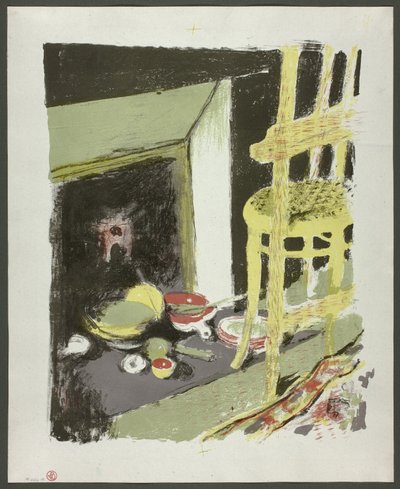 Krb, osmý talíř z knihy Krajiny a interiéry od Édouard Jean Vuillard